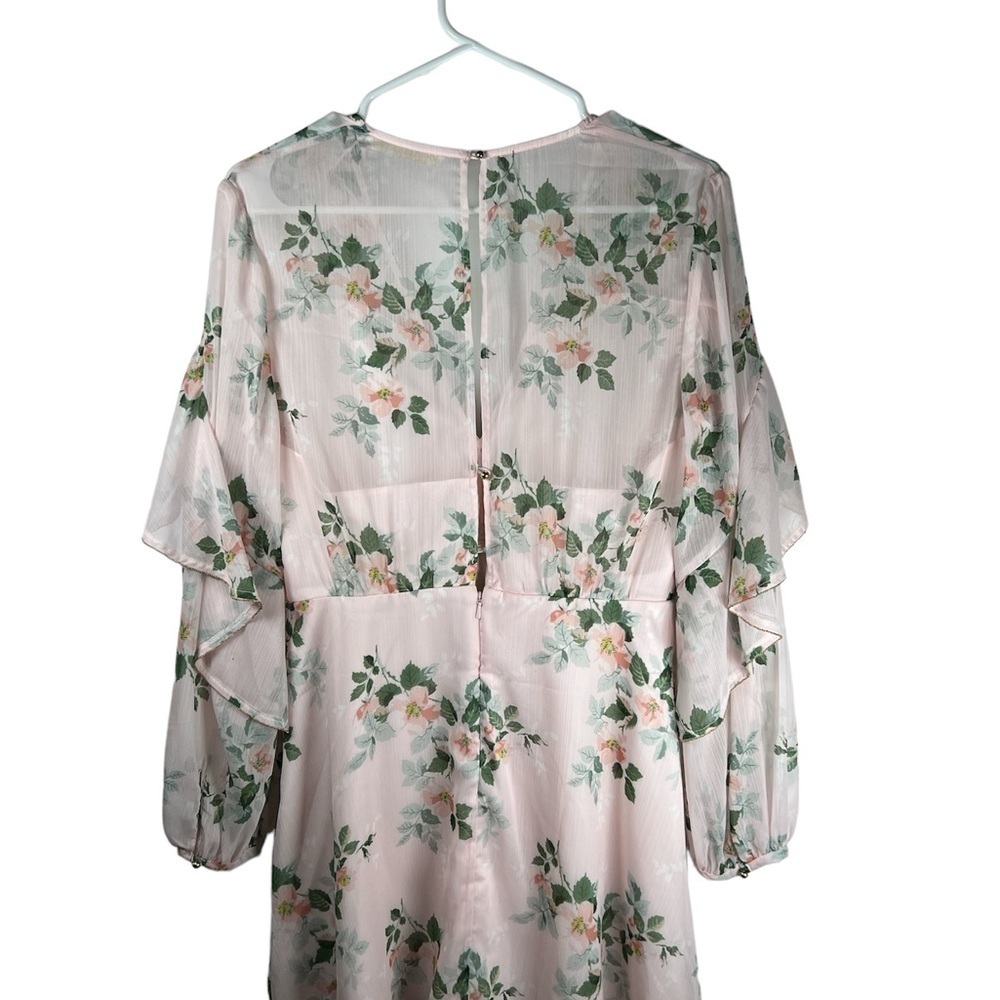 La Maison Talulah wild Thyme pastel pink floral mini dress M - Picture 9 of 12